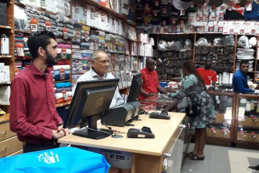 Nairobi textile shop 4.